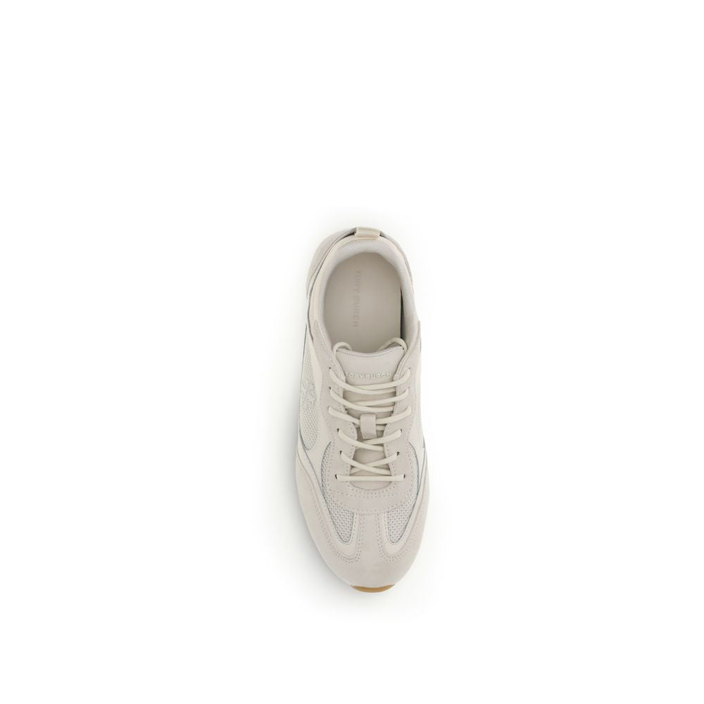 Tory Burch Beige Polyester Sneakers Tory Burch