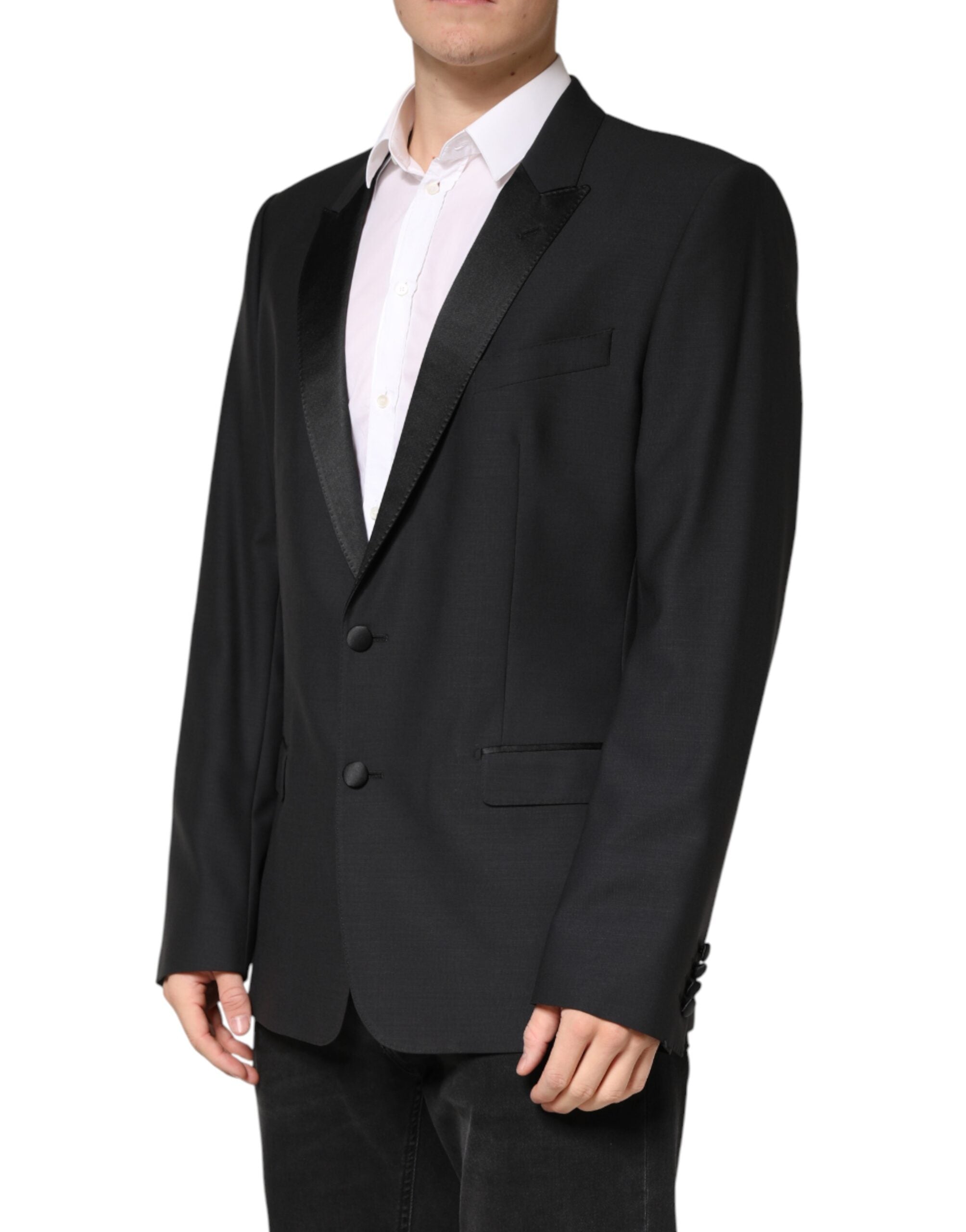 Dolce & Gabbana Black MARTINI Single Breasted Jacket Blazer Dolce & Gabbana