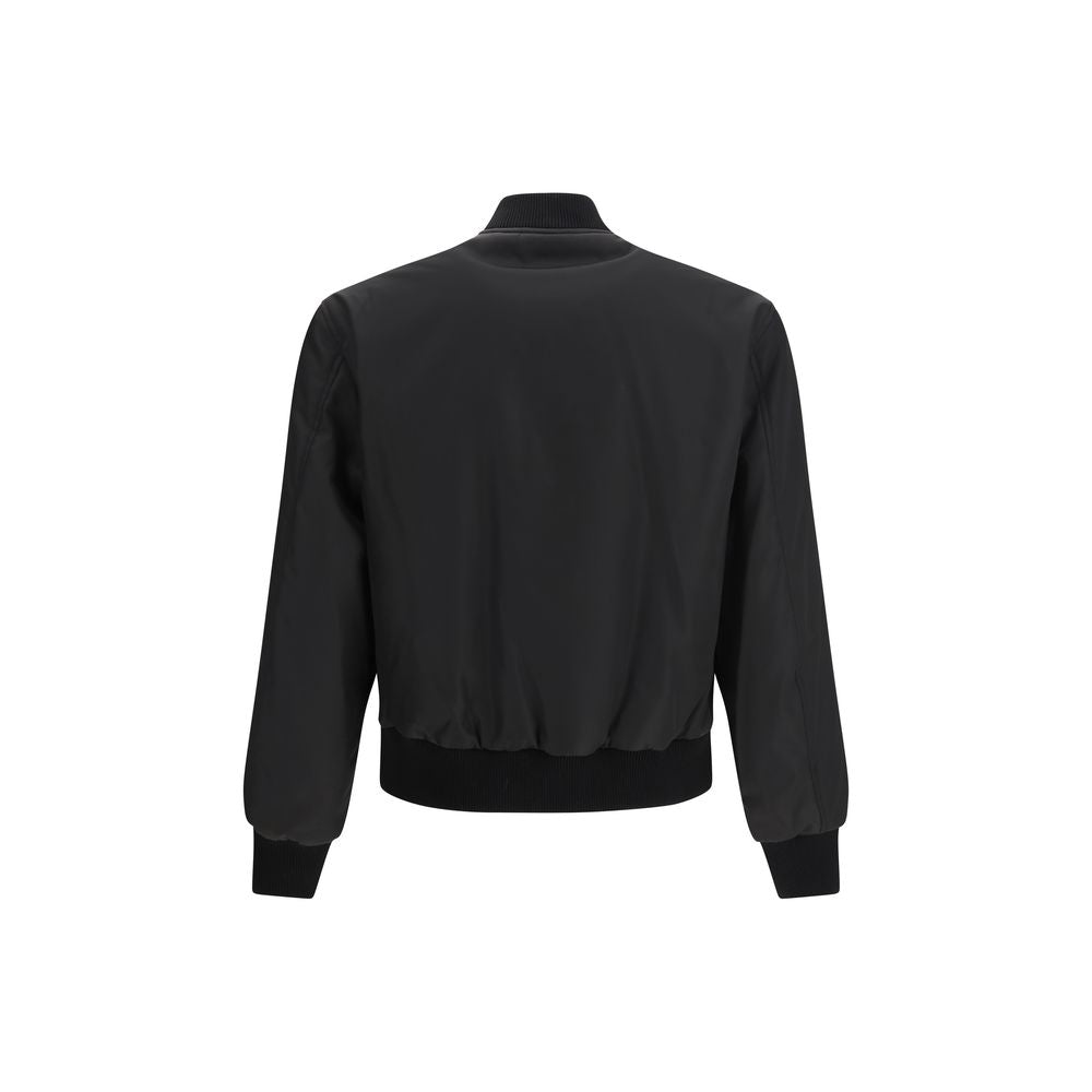 Versace Black Polyamide Jacket Versace
