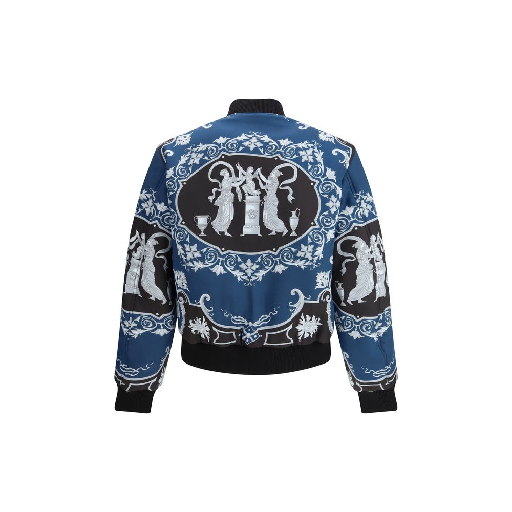 Versace Black Polyamide Jacket Versace