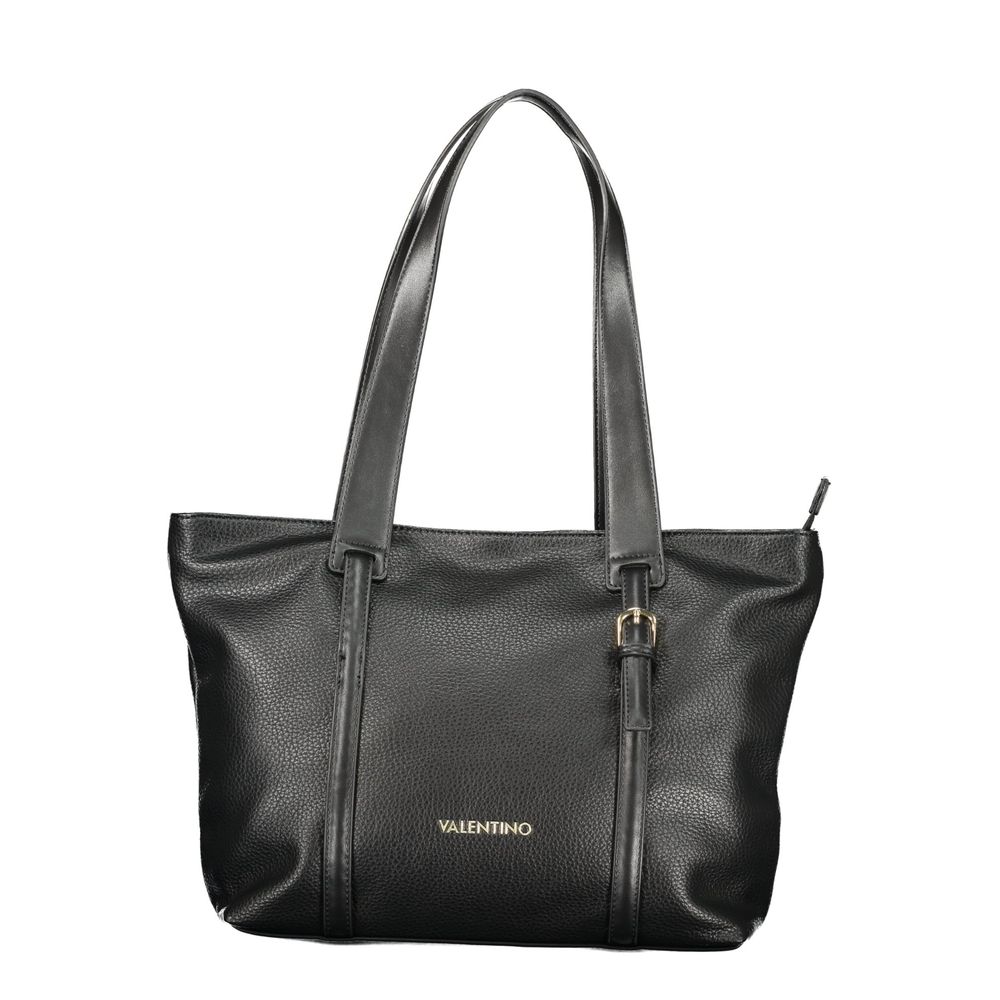 Mario Valentino Black Polyurethane Women's Bag for Sophisticated Accessorizing Mario Valentino