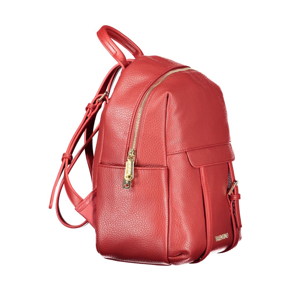 Mario Valentino Rosso Polyurethane Women's Backpack Mario Valentino
