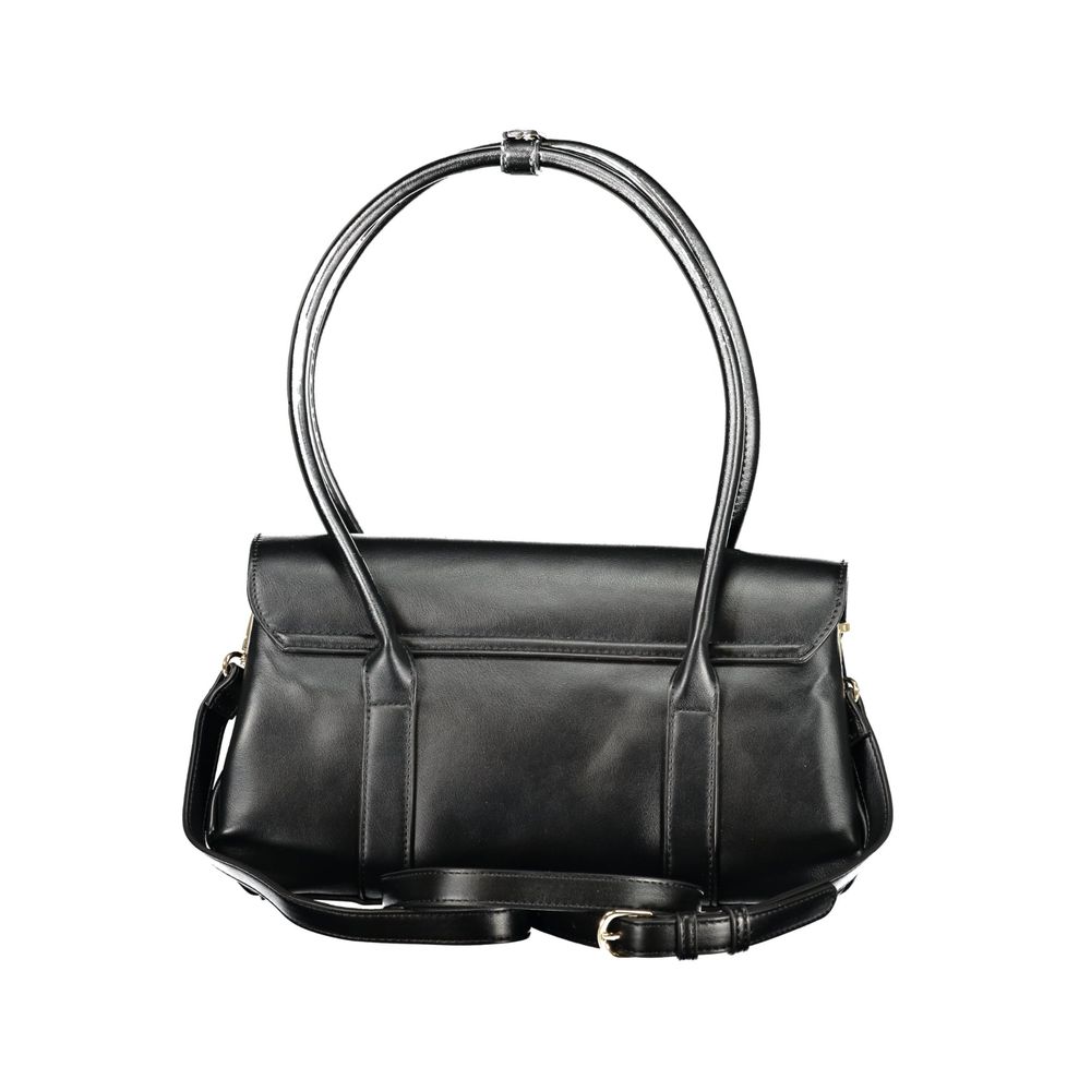 Mario Valentino Black Polyurethane Women's Bag Mario Valentino