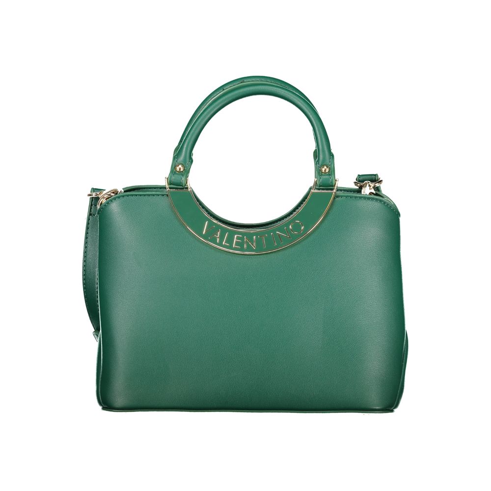 Mario Valentino Verde Polyurethane Women's Bag with Adjustable Shoulder Strap Mario Valentino