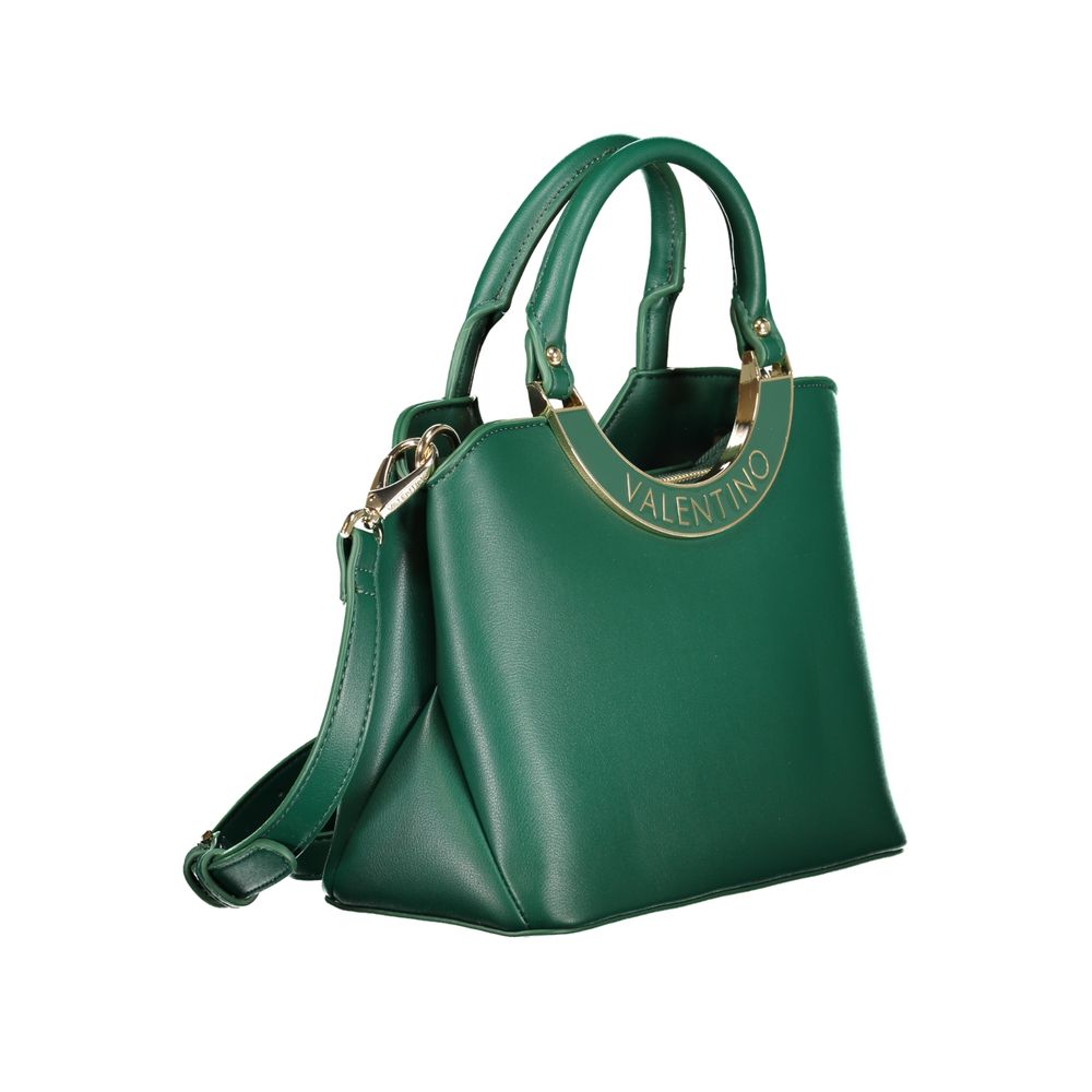 Mario Valentino Verde Polyurethane Women's Bag with Adjustable Shoulder Strap Mario Valentino