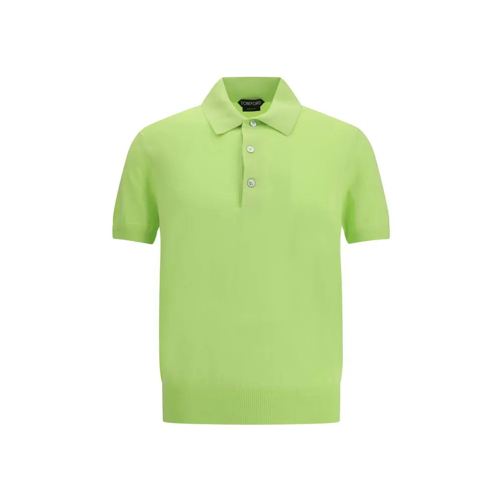 Tom Ford Bicolor Cotton Polo Shirt Tom Ford