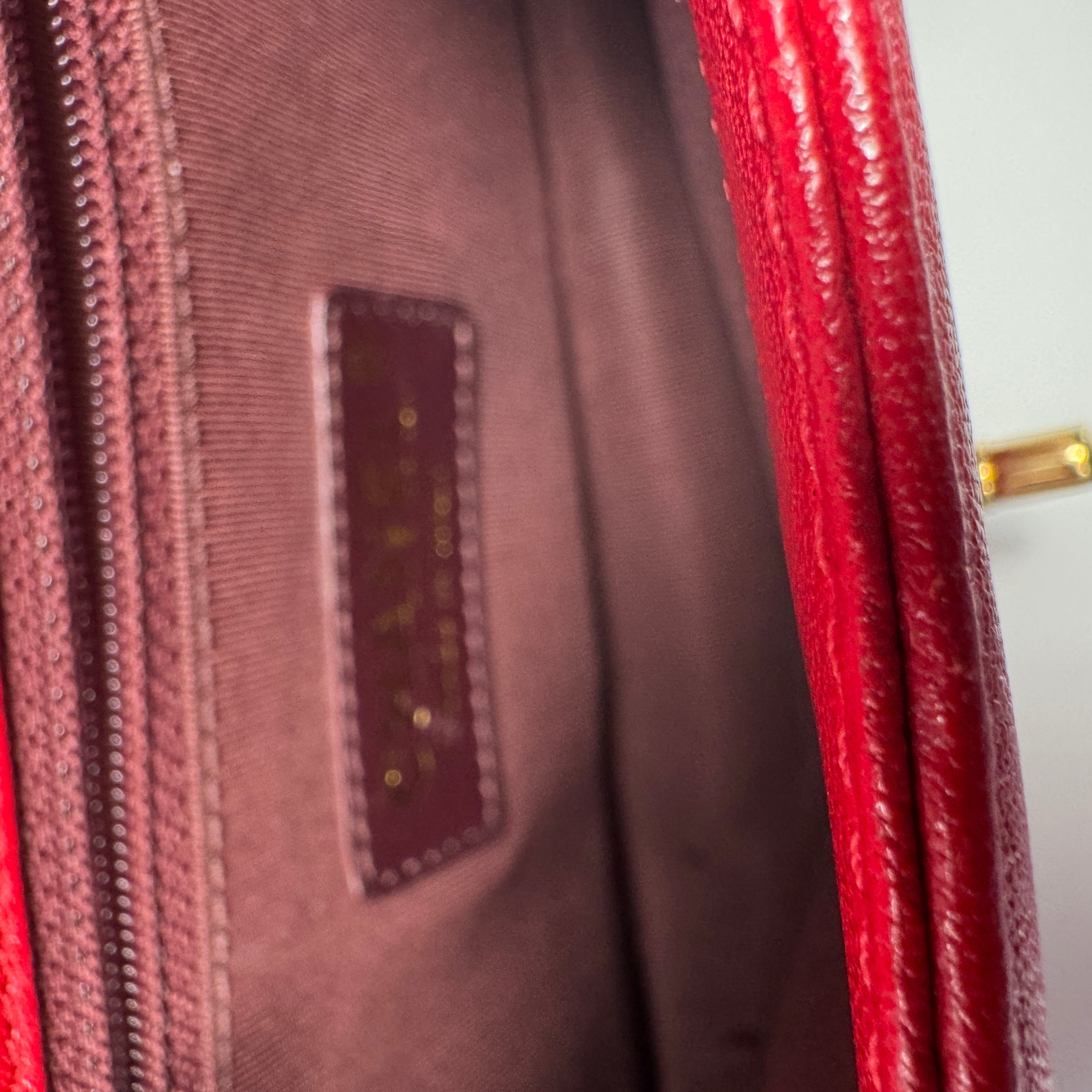 Chanel Burgundy Sheepskin Quilted Leather Mademoiselle Flap Bag LeMarca