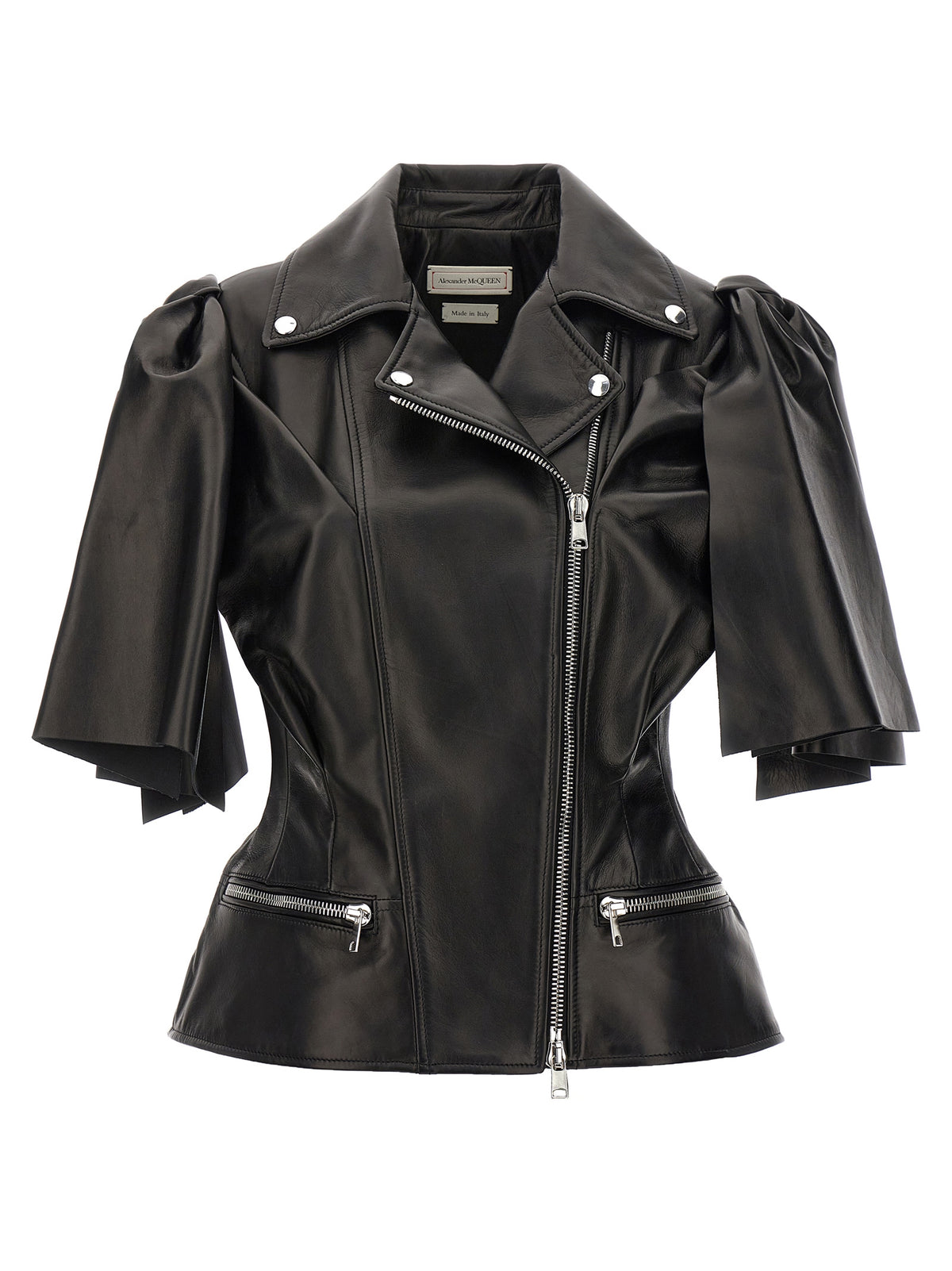 Alexander McQueen sleeveless jacket for women in black, product view 1