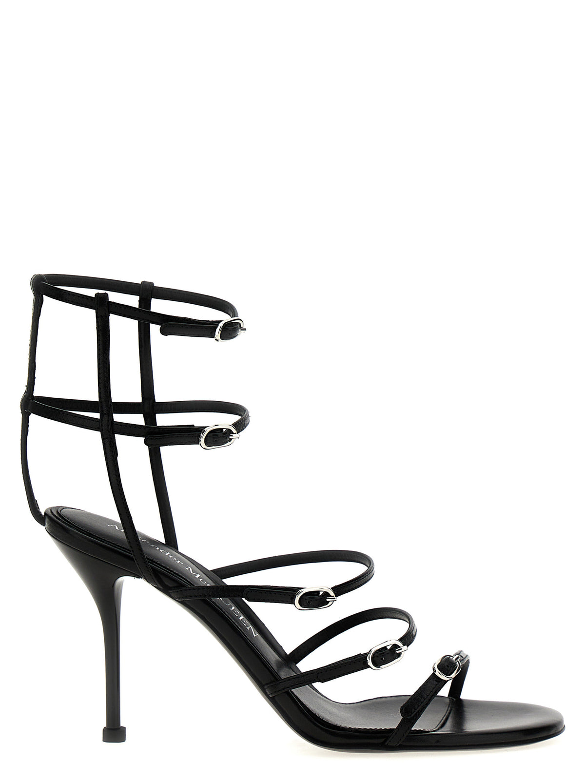 Alexander McQueen stiletto heels for women in black, product view 1