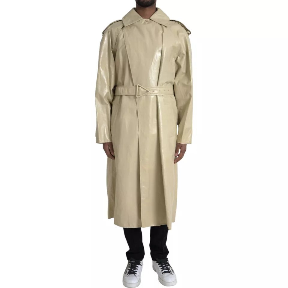 Bottega Veneta trench coats for men in black, product view 1