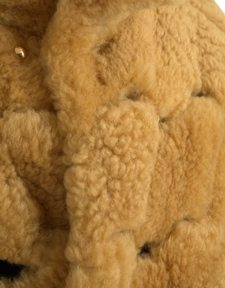 Bottega Veneta full-length jackets for men in yellow, product view 5