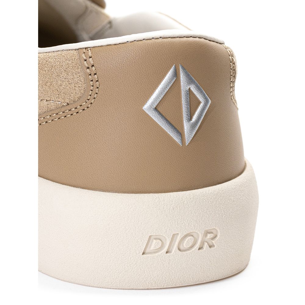 Dior slip-on loafers for men in beige, product view 4