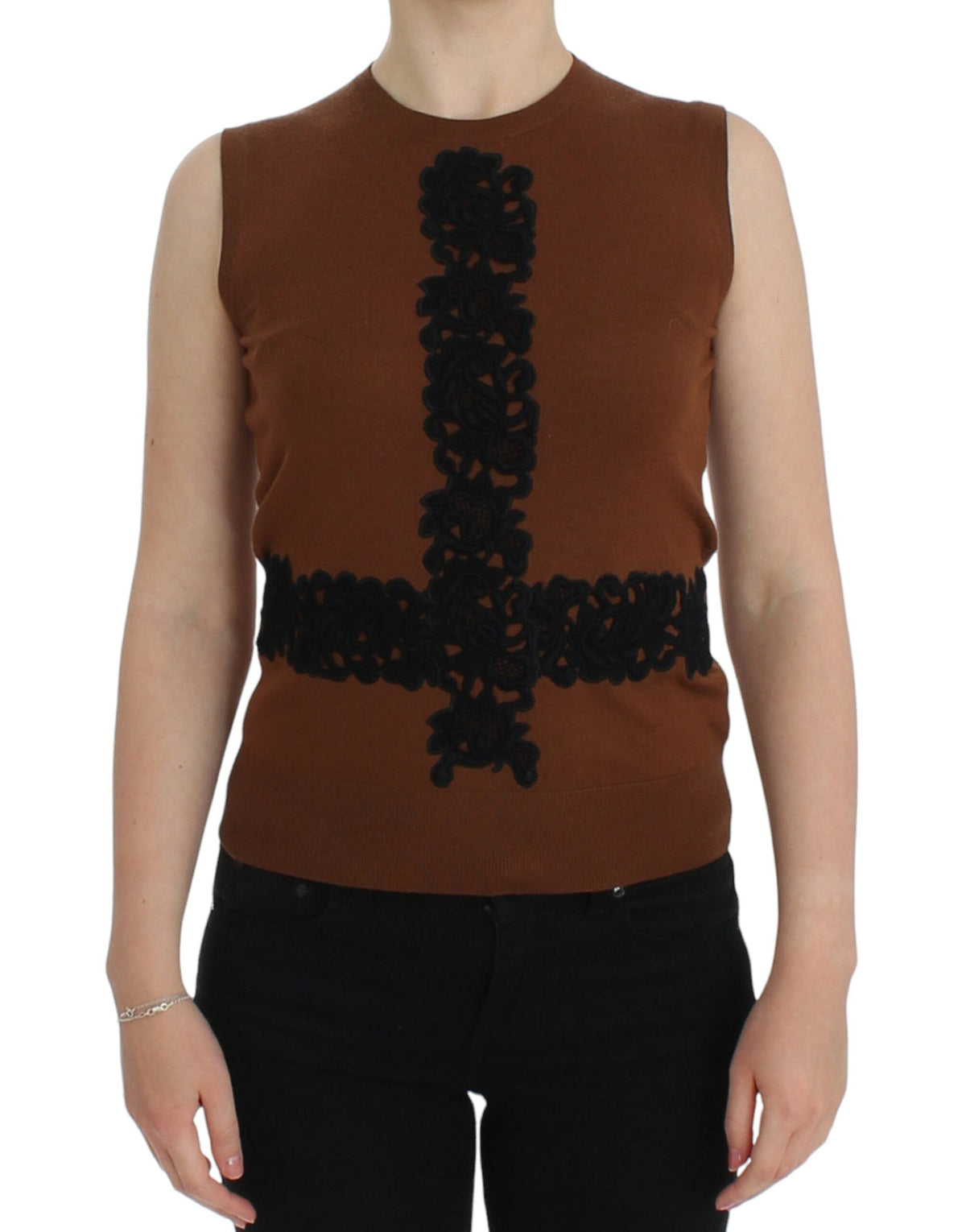 Dolce & Gabbana sleeveless for women in beige, product view 1