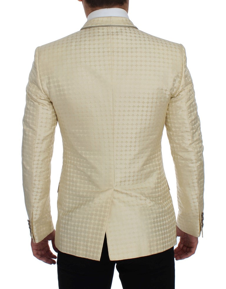 Dolce & Gabbana two-piece suits for men in beige, product view 3