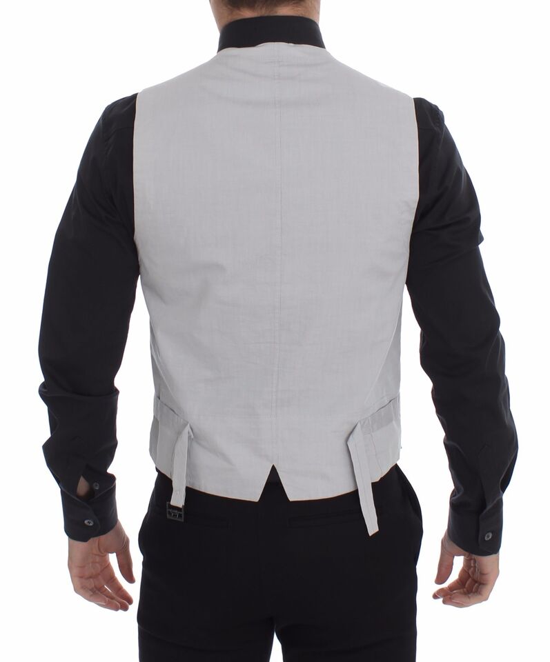 Dolce & Gabbana waistcoats for men in beige, product view 3