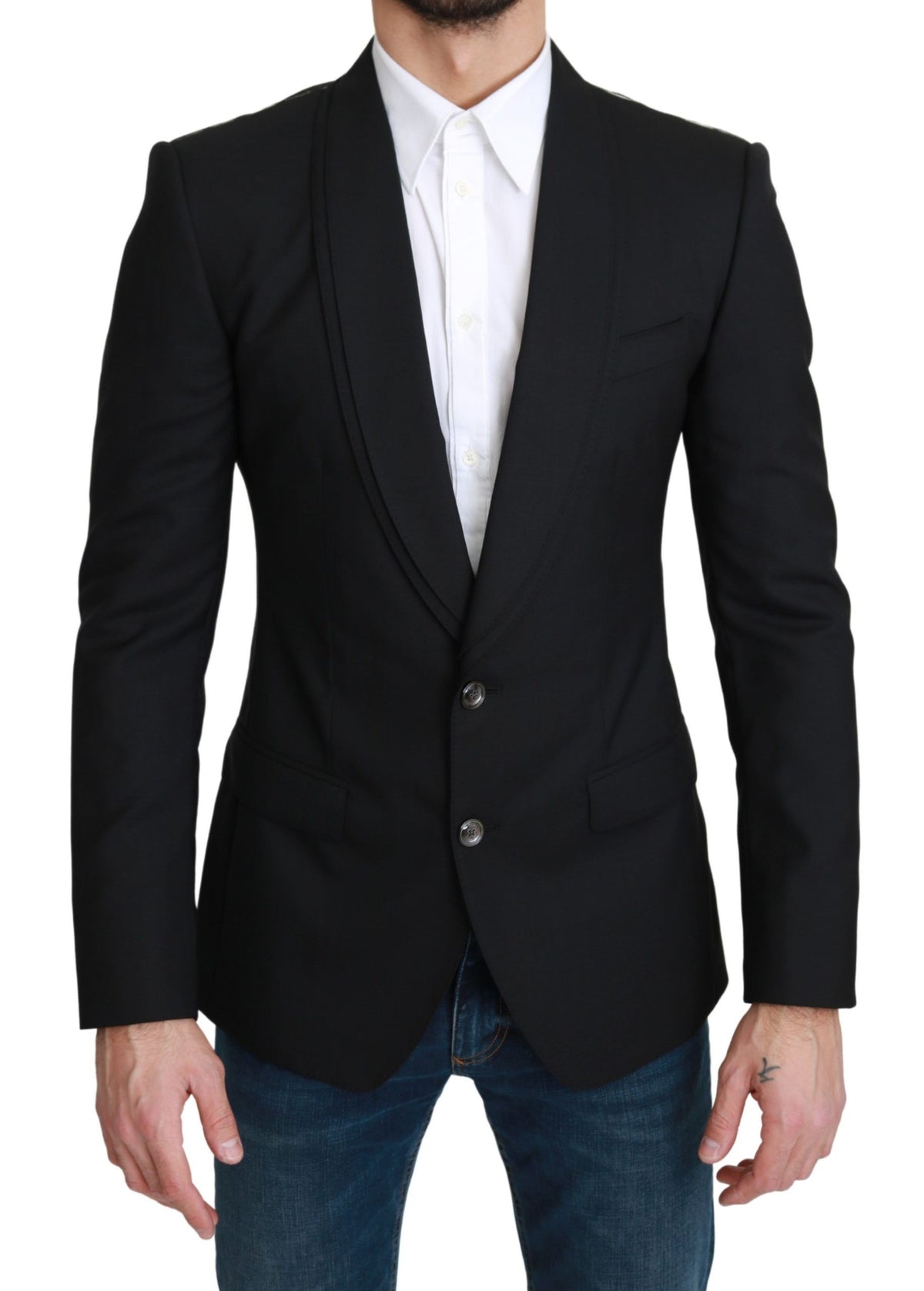 Dolce & Gabbana blazers for men in black, product view 1