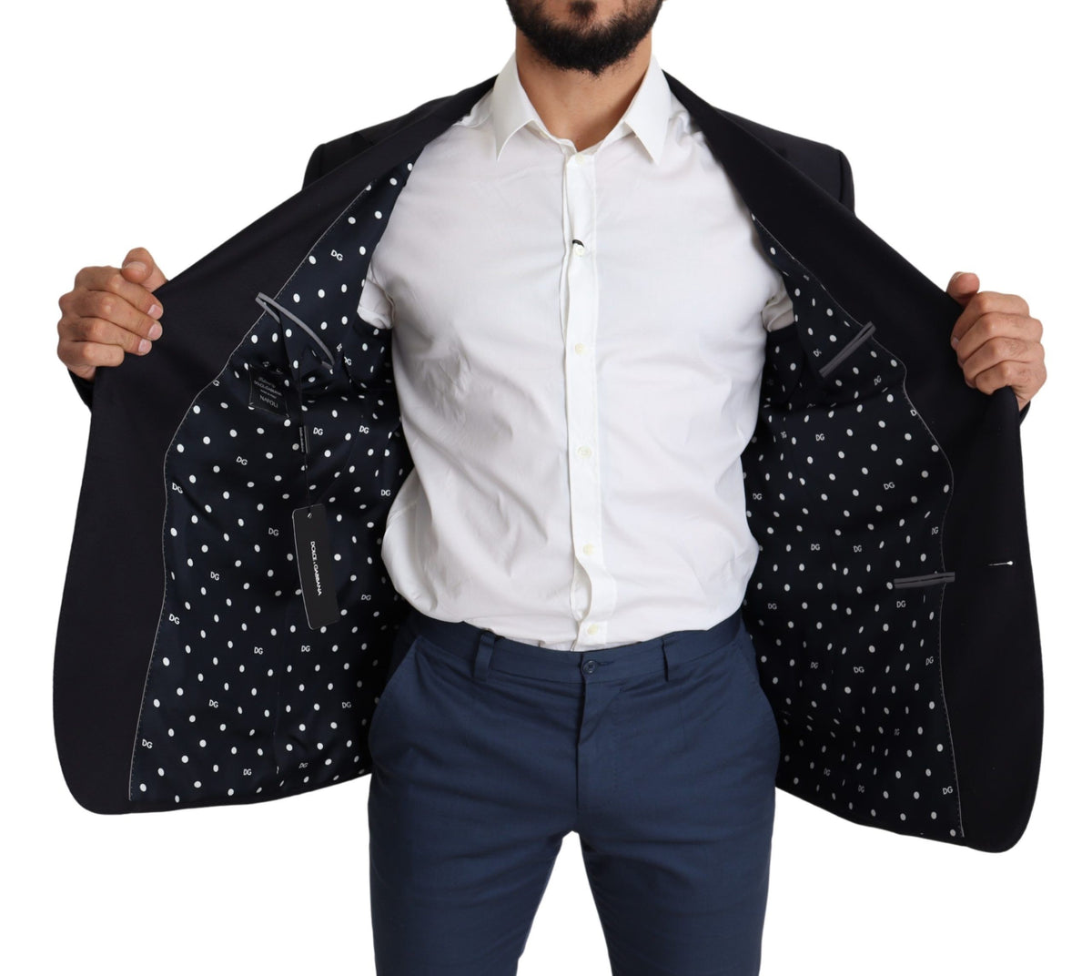 Dolce & Gabbana blazers for men in black, product view 3