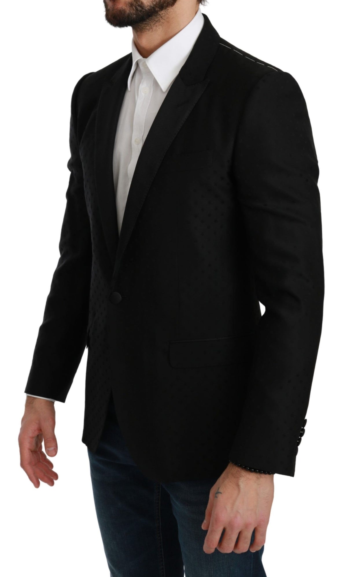 Dolce & Gabbana blazers for men in black, product view 5