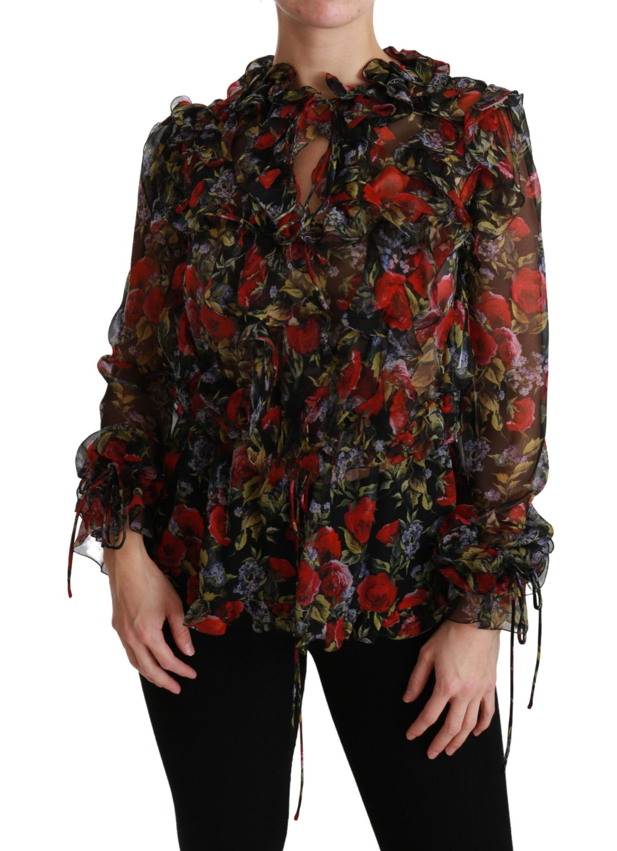 Dolce & Gabbana blouses for women in black, product view 1