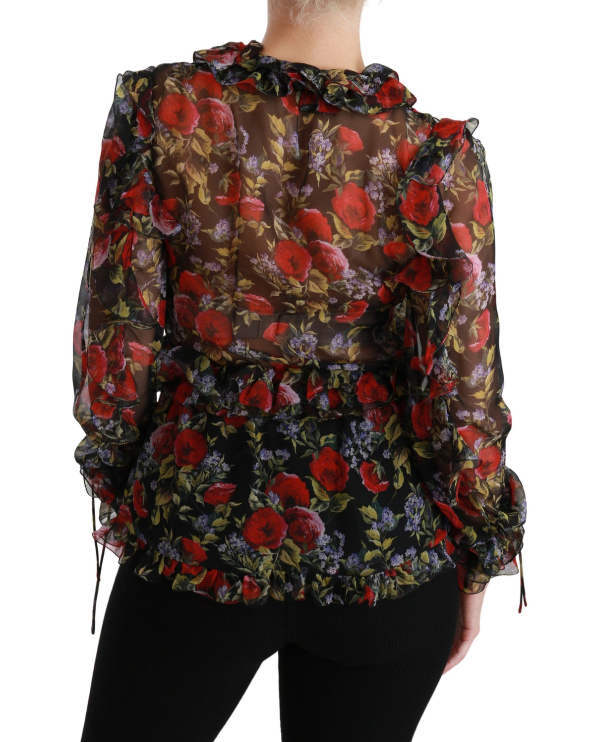 Dolce & Gabbana blouses for women in black, product view 4