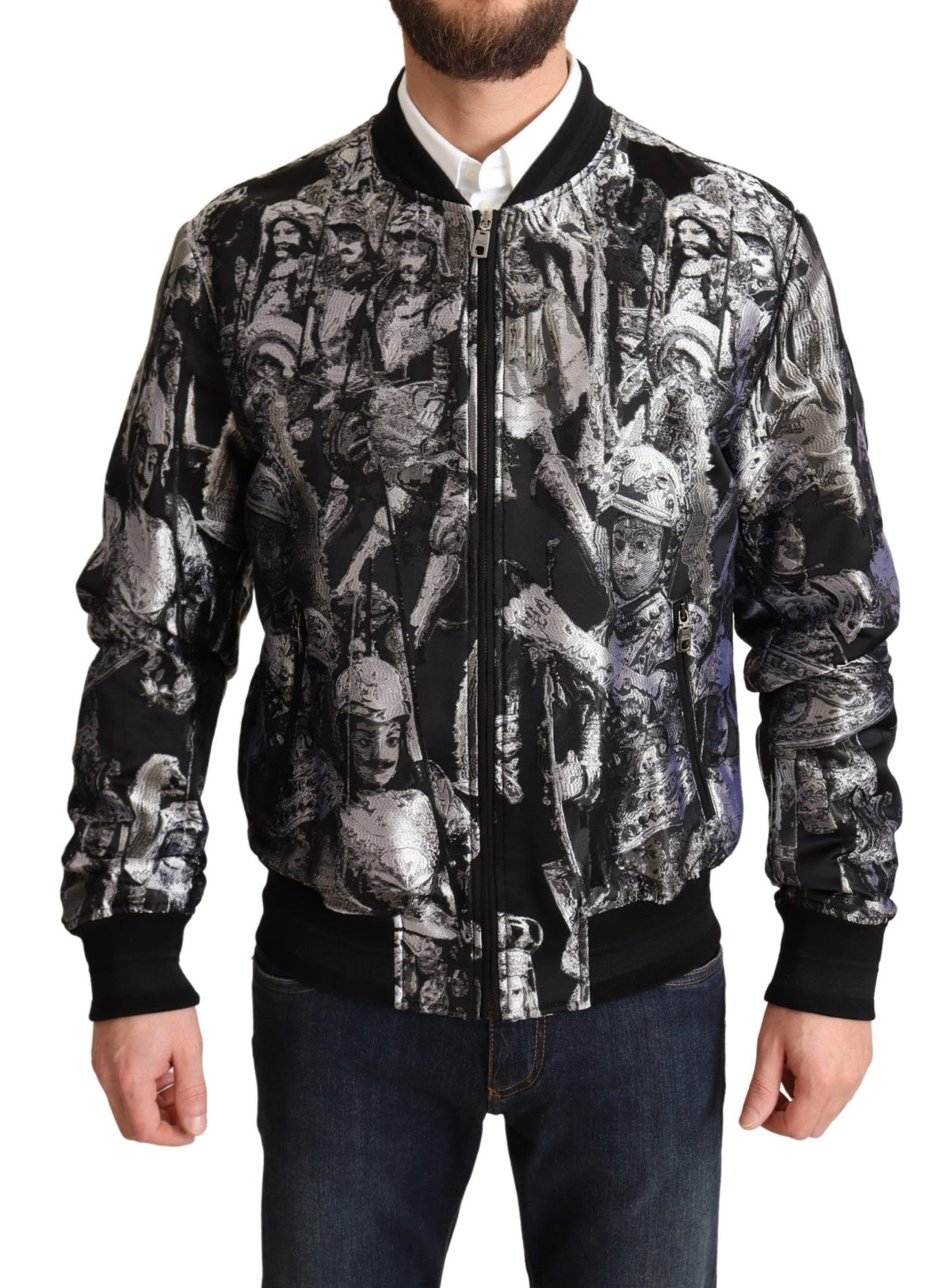 Dolce & Gabbana bombers for men in black, product view 1