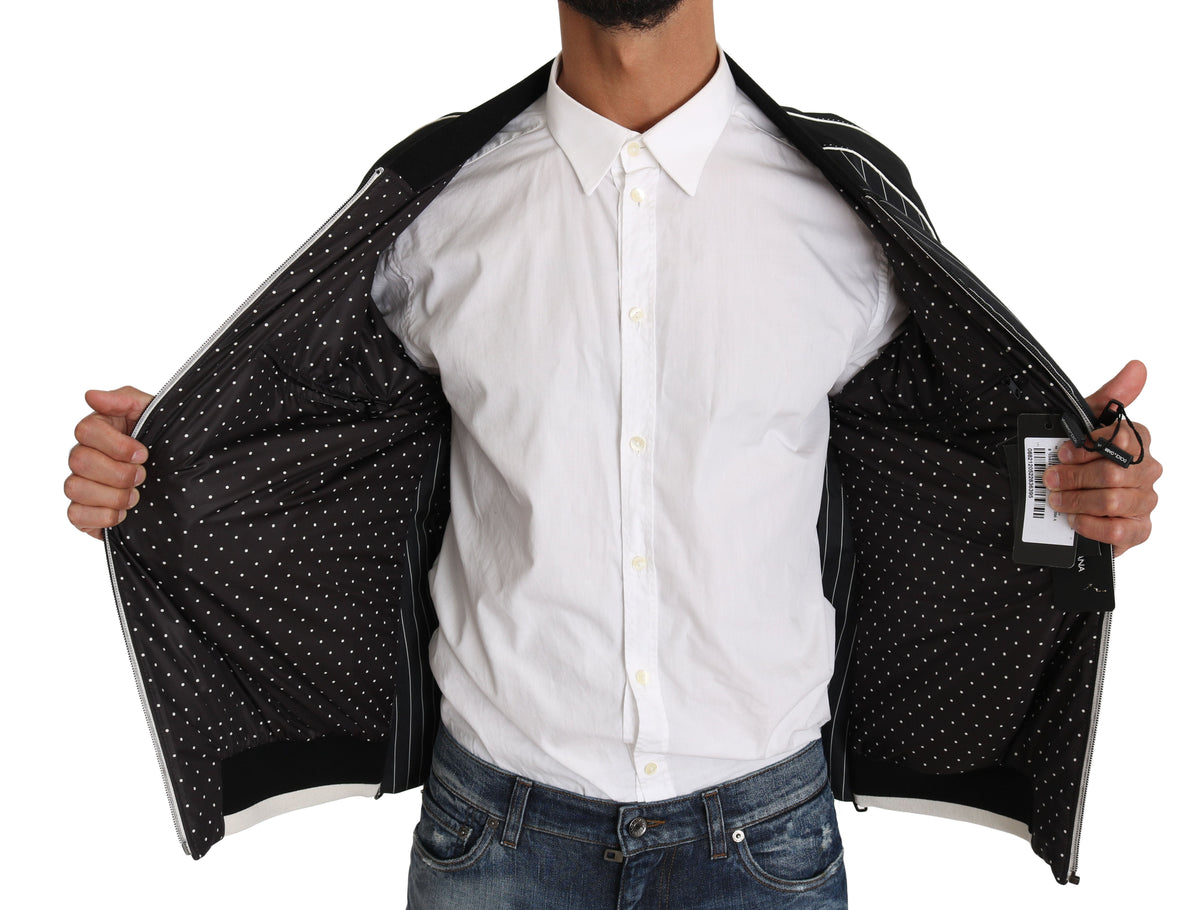 Dolce & Gabbana bombers for men in black, product view 3