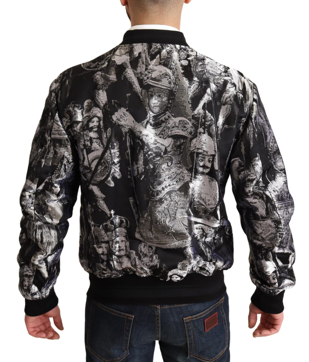 Dolce & Gabbana bombers for men in black, product view 3