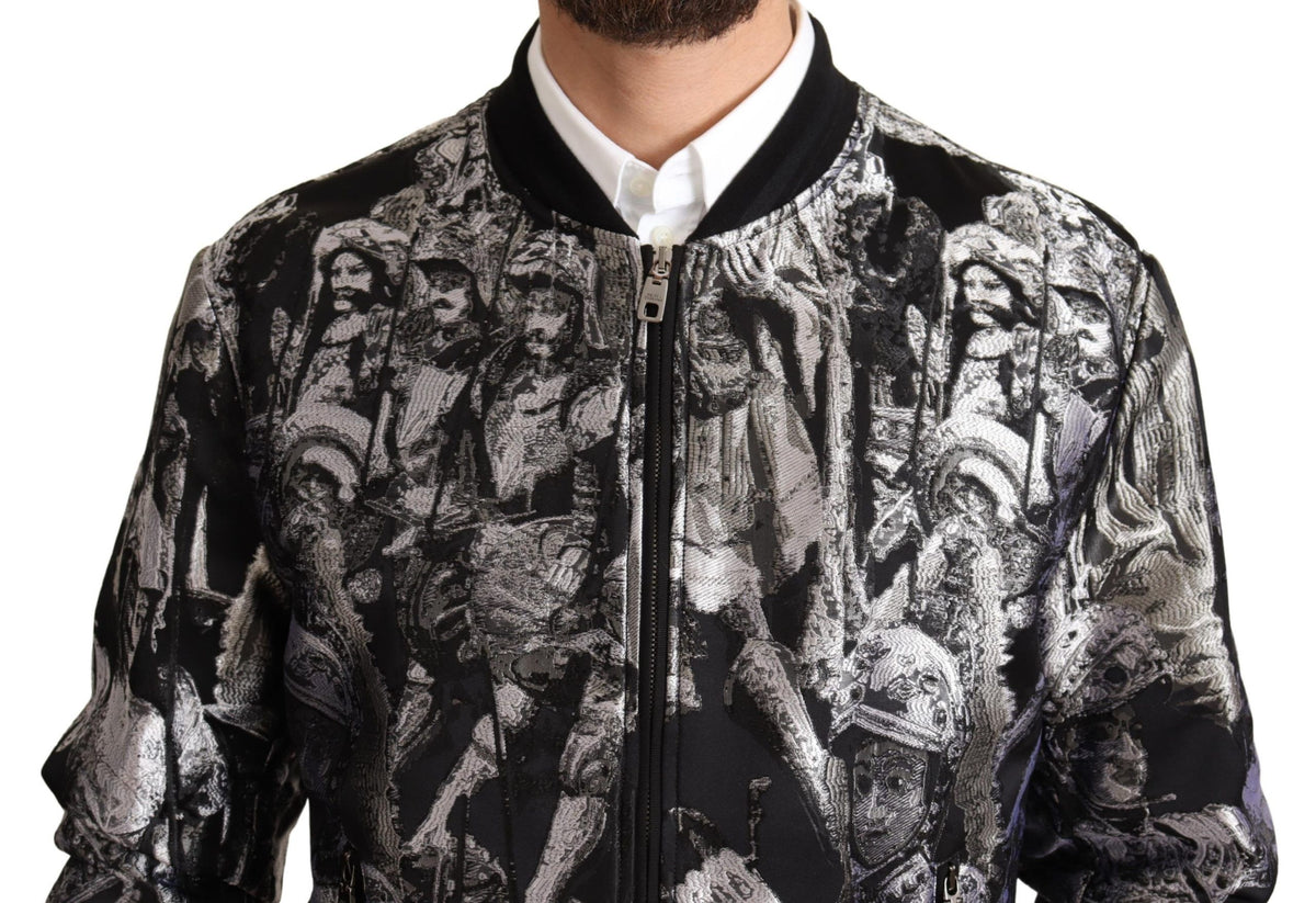 Dolce & Gabbana bombers for men in black, product view 4