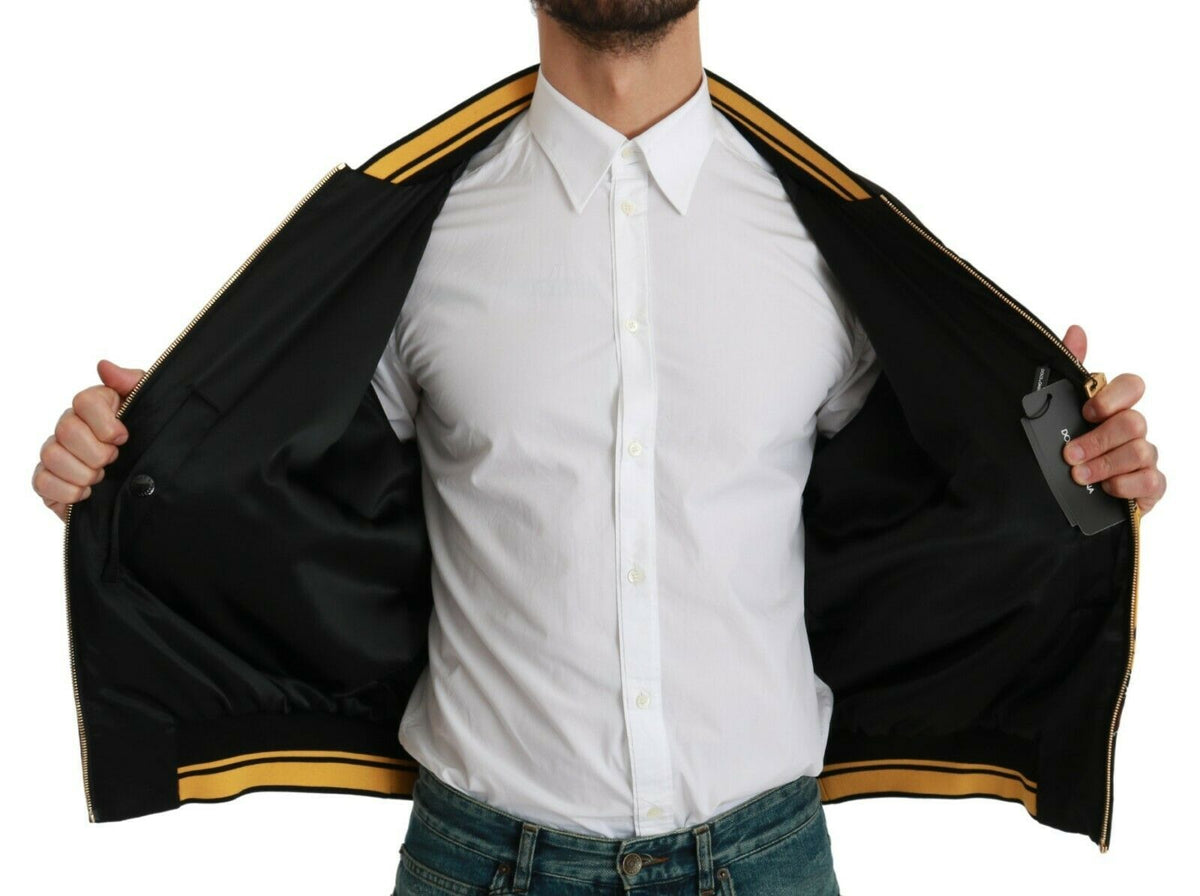 Dolce & Gabbana bombers for men in black, product view 5