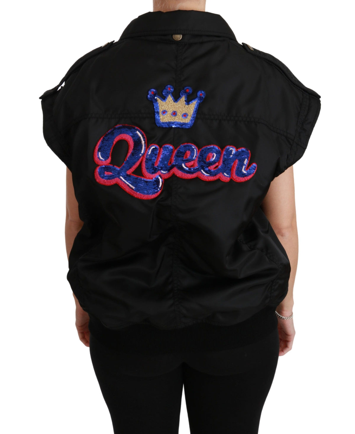 Dolce & Gabbana bombers for women in black, product view 8