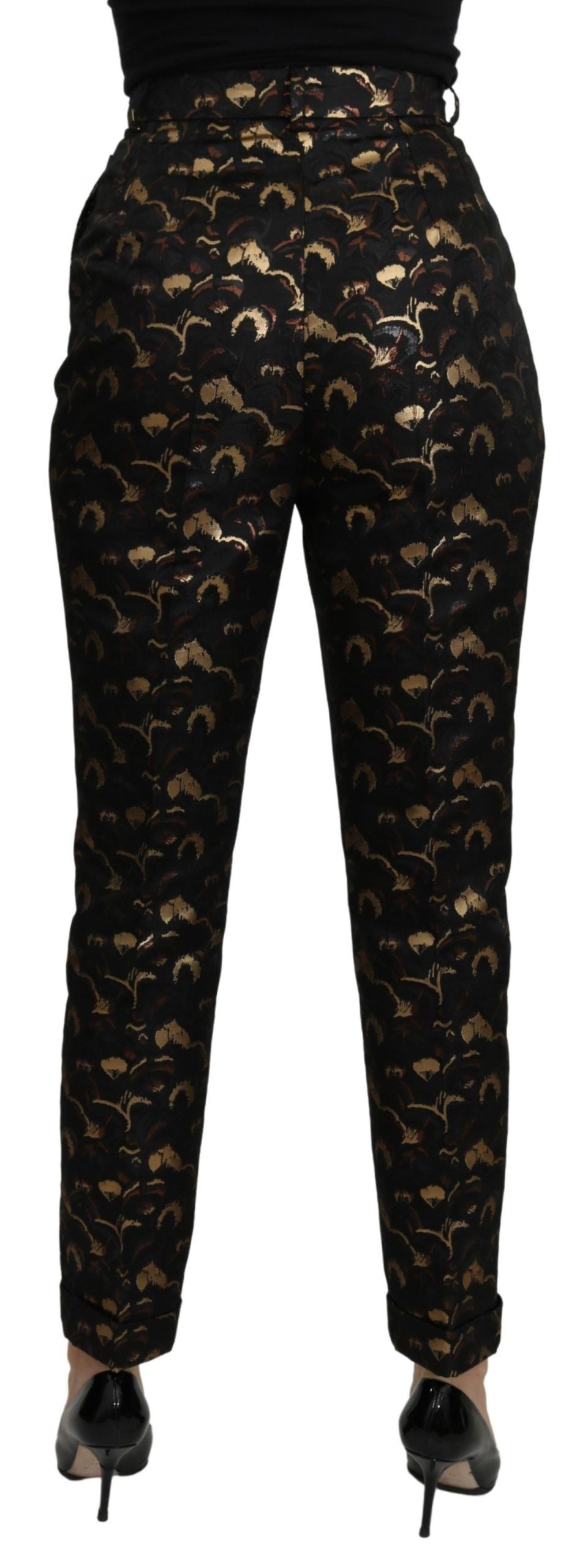 Dolce & Gabbana casual pants for women in black, product view 2