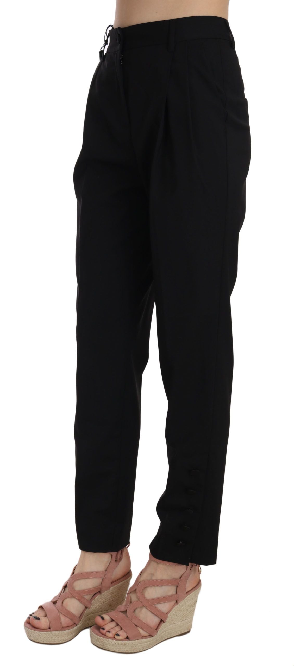 Dolce & Gabbana casual pants for women in black, product view 3
