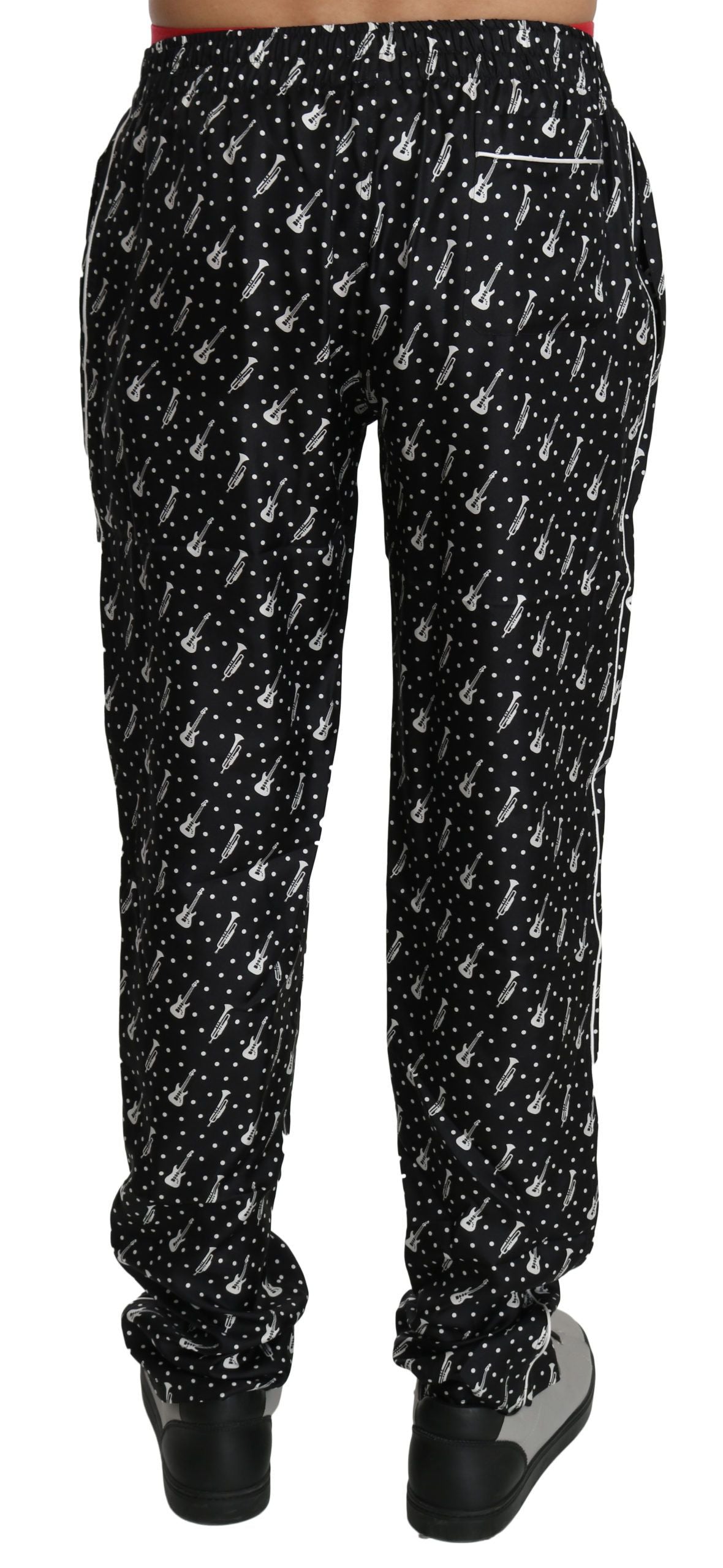 Dolce & Gabbana casual pants for men in black, product view 3