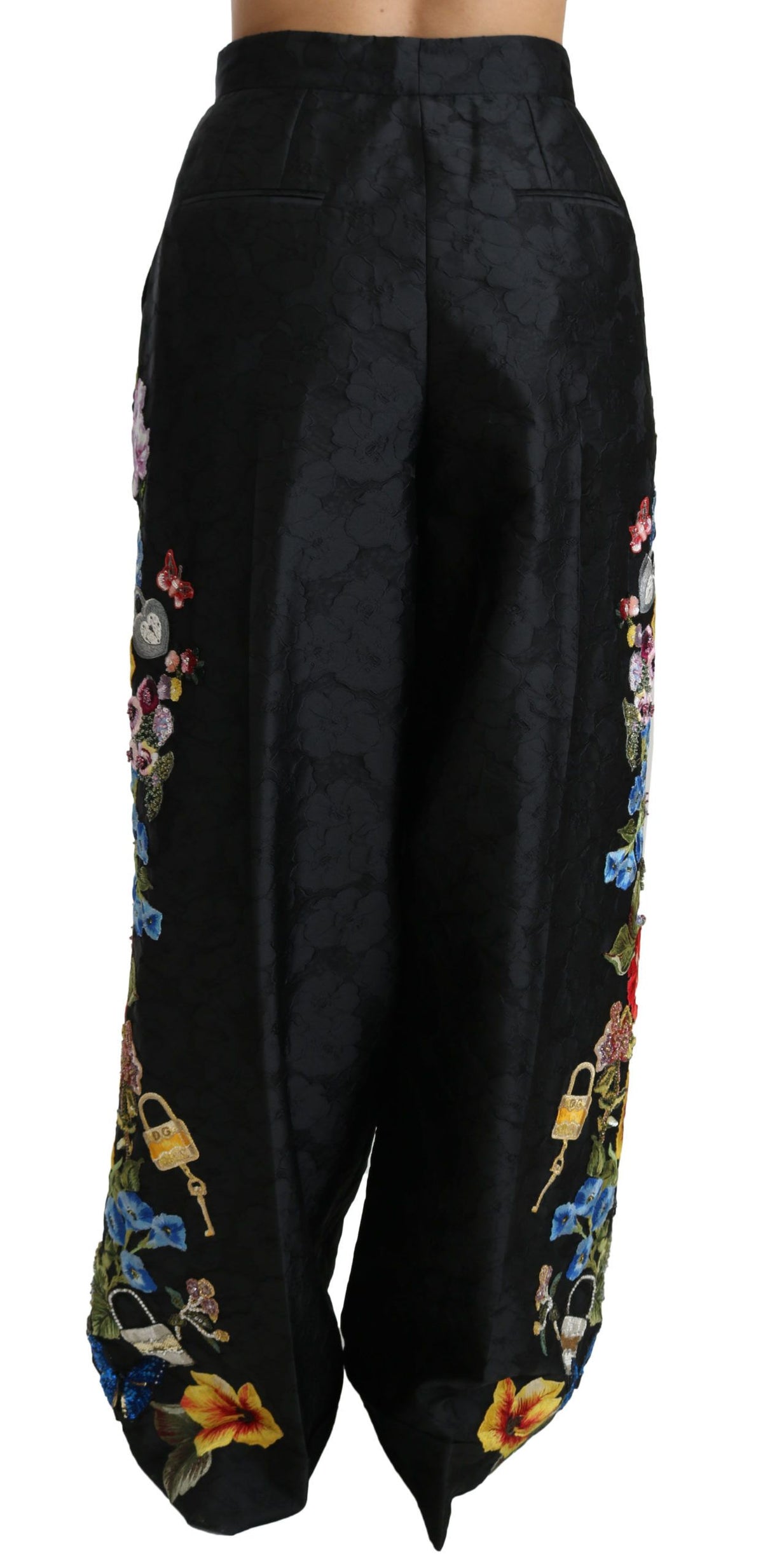 Dolce & Gabbana casual pants for women in black, product view 5