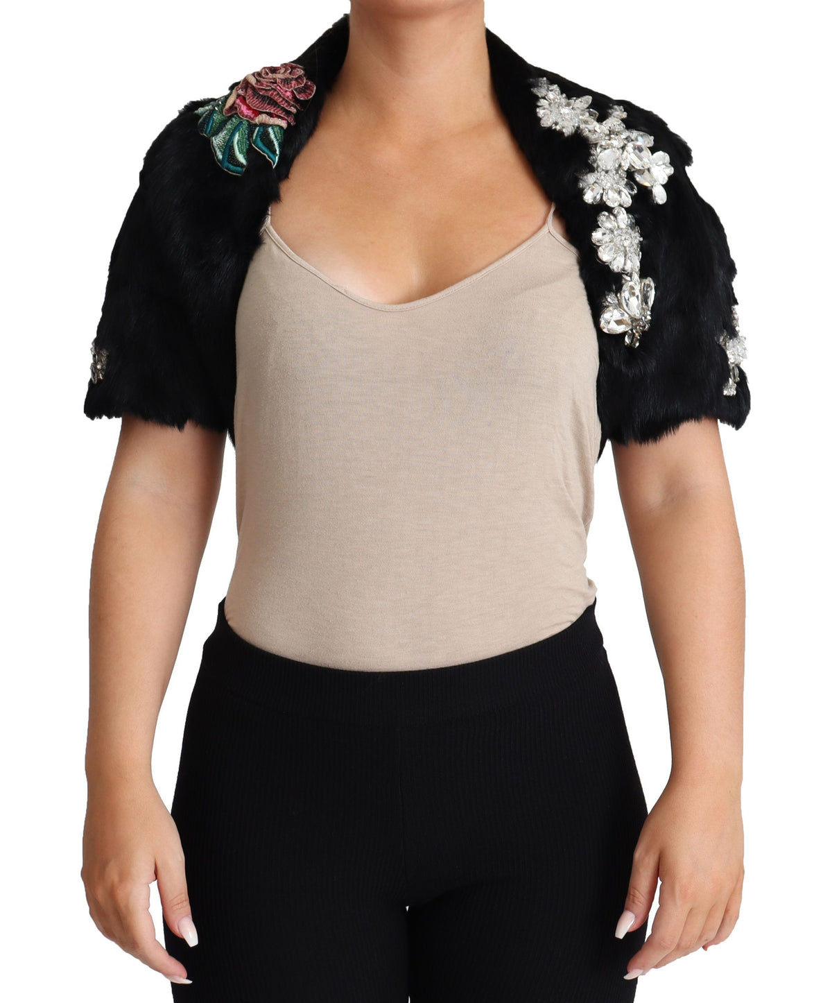 Dolce & Gabbana coats for women in black, product view 1