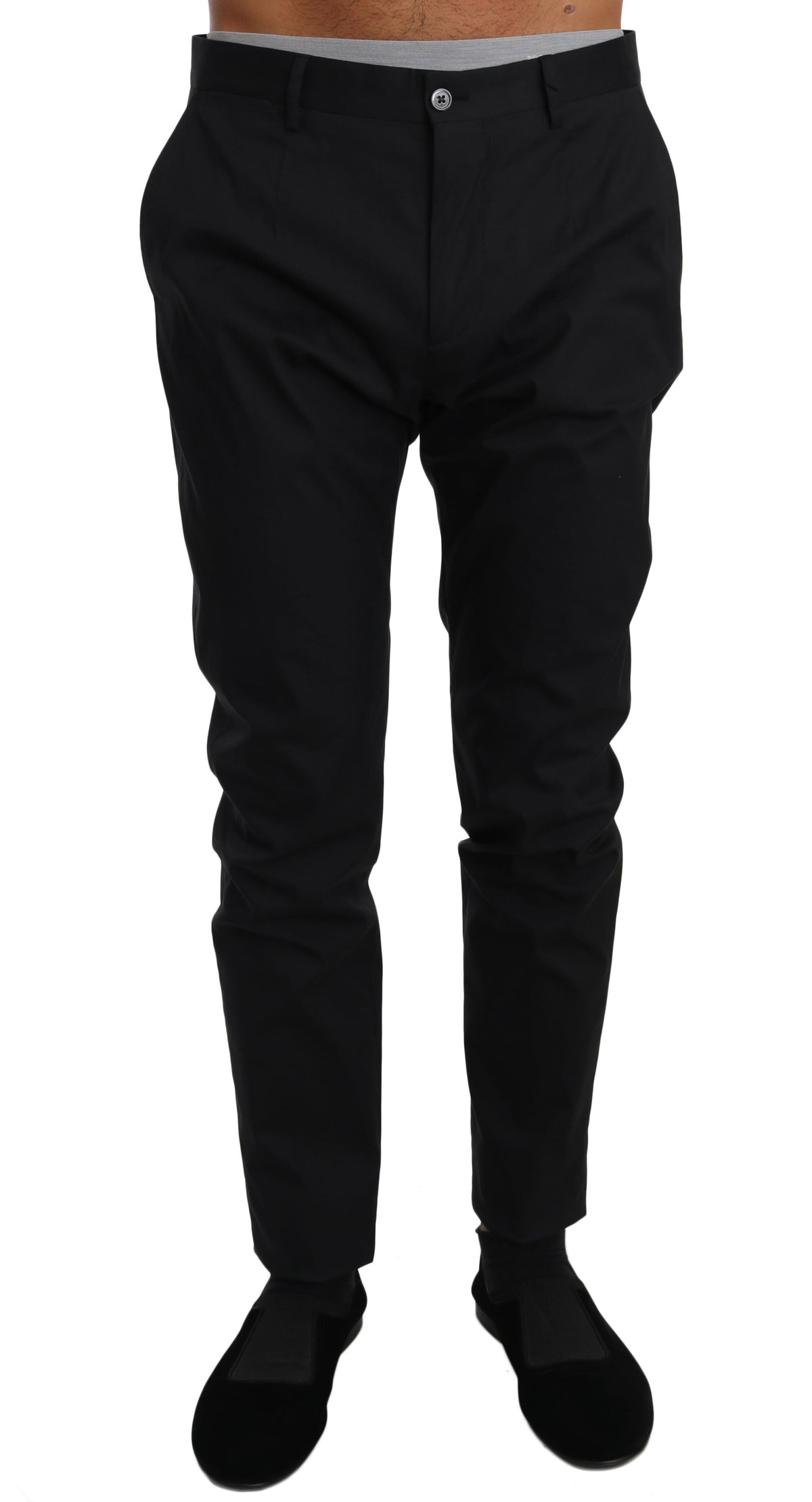 Dolce & Gabbana dress pants for men in black, product view 1