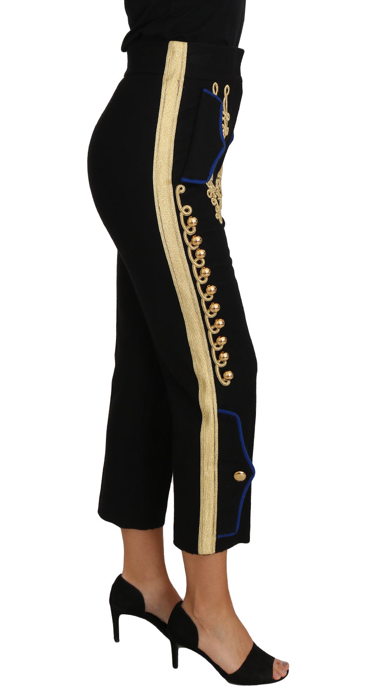Dolce & Gabbana dress pants for women in black, product view 2