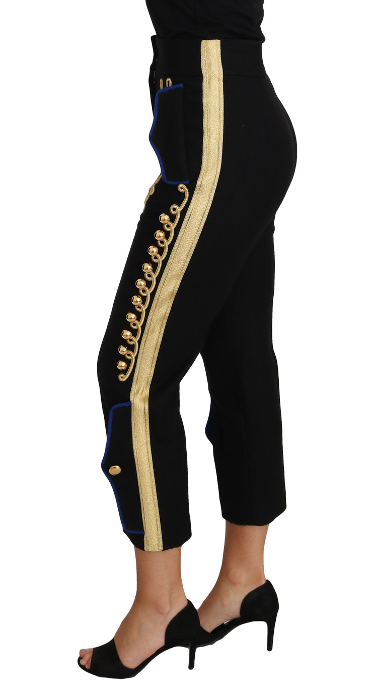 Dolce & Gabbana dress pants for women in black, product view 4