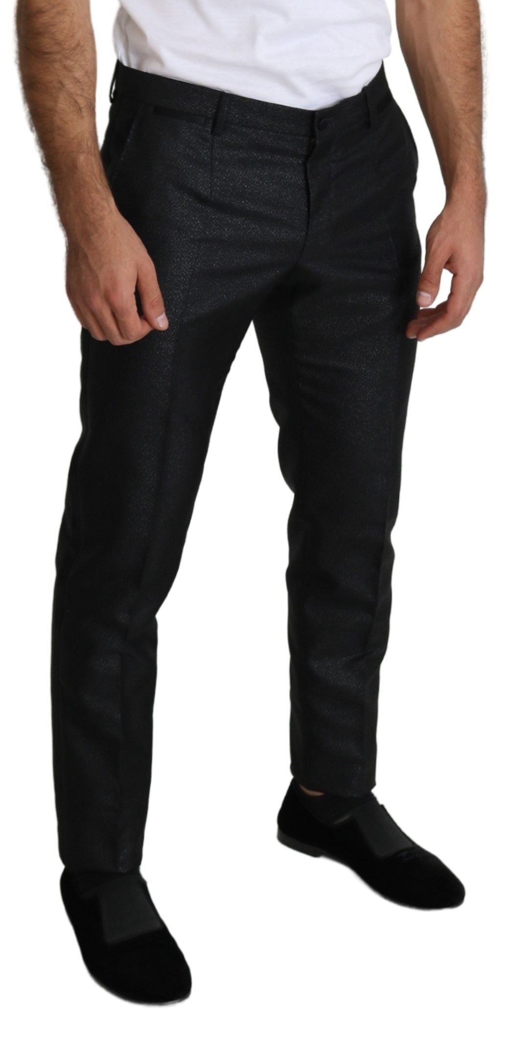 Dolce & Gabbana dress pants for men in black, product view 4