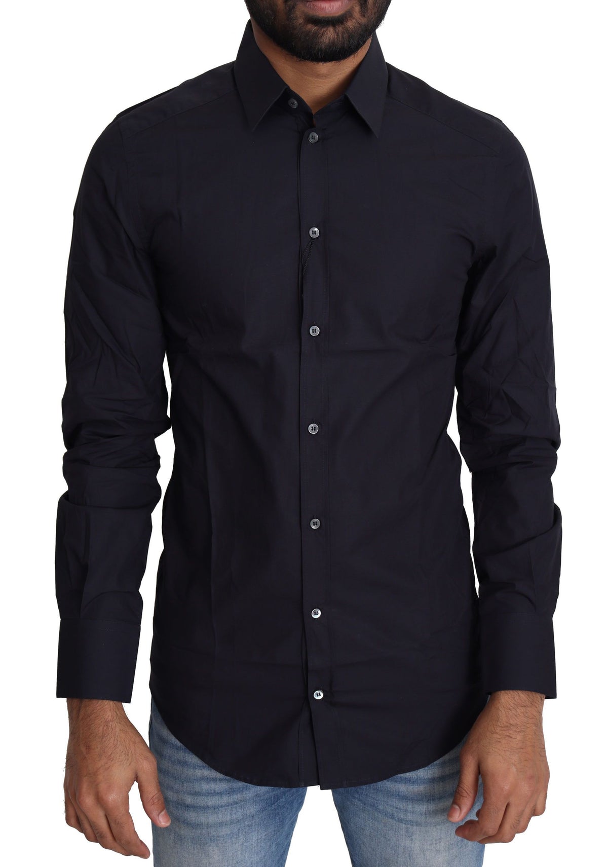 Dolce & Gabbana dress shirts for men in black, product view 1