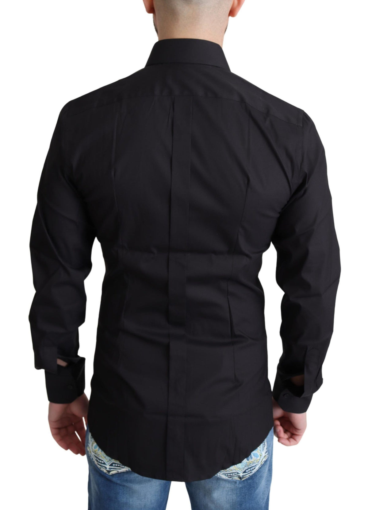 Dolce & Gabbana dress shirts for men in black, product view 3