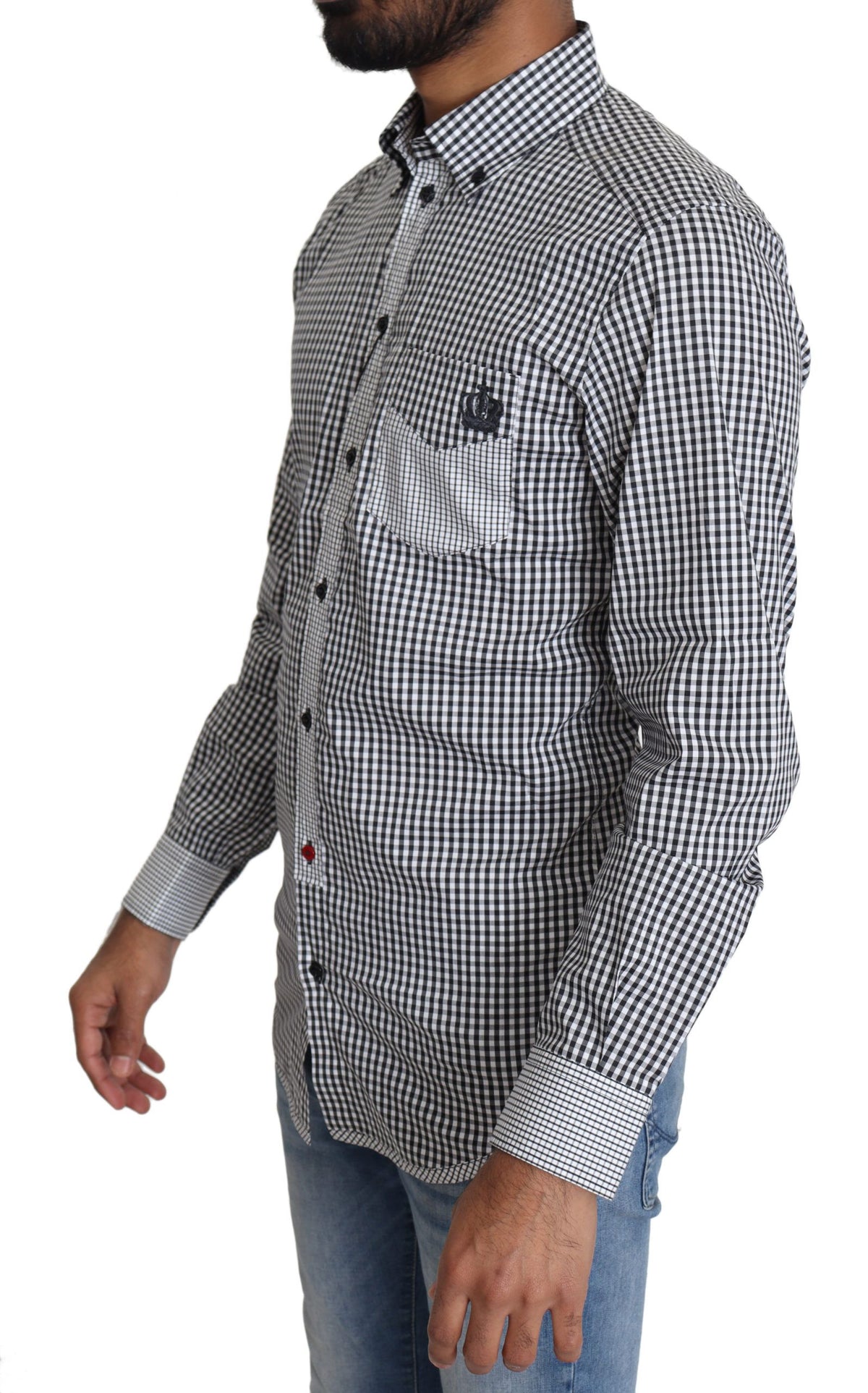 Dolce & Gabbana dress shirts for men in black, product view 4