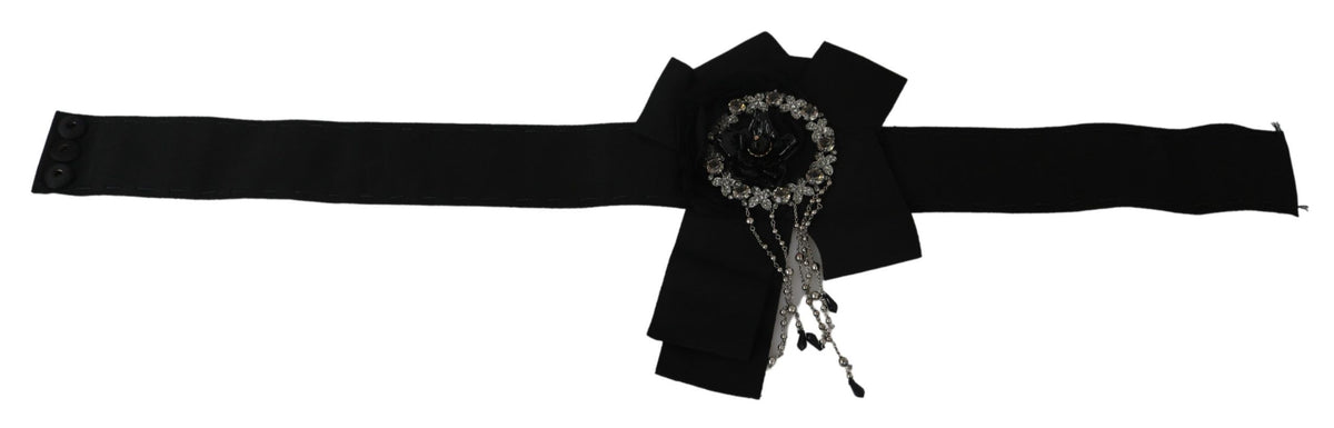 Dolce & Gabbana high-waist belts for women in black, product view 4