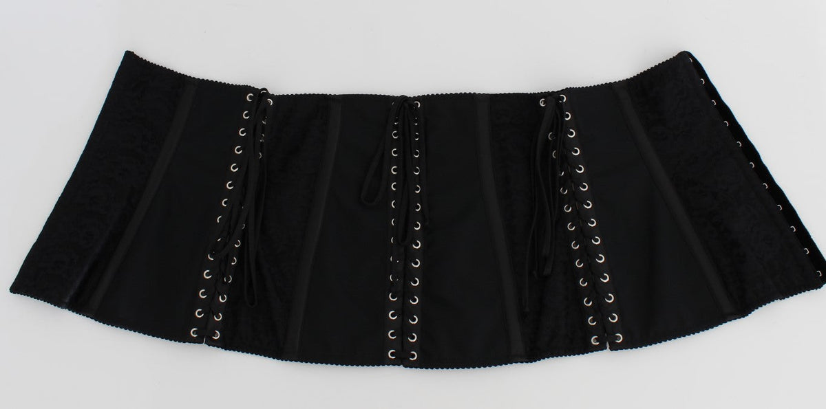 Dolce & Gabbana high-waist belts for women in black, product view 7