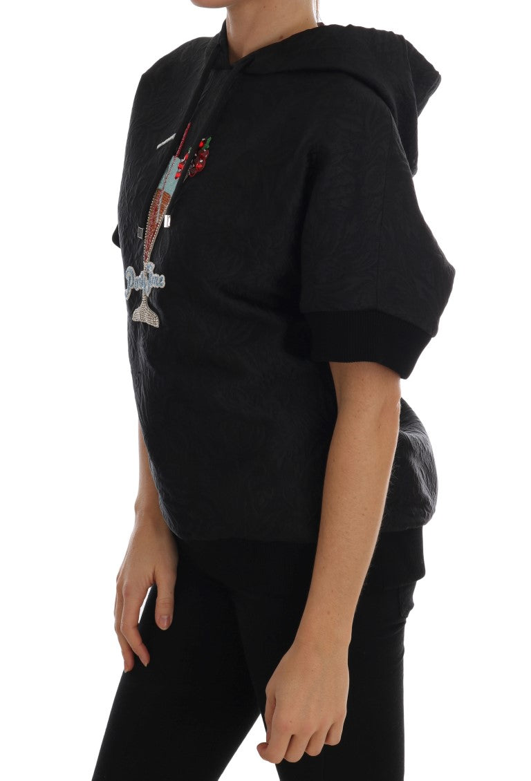 Dolce & Gabbana hoodies for women in black, product view 2