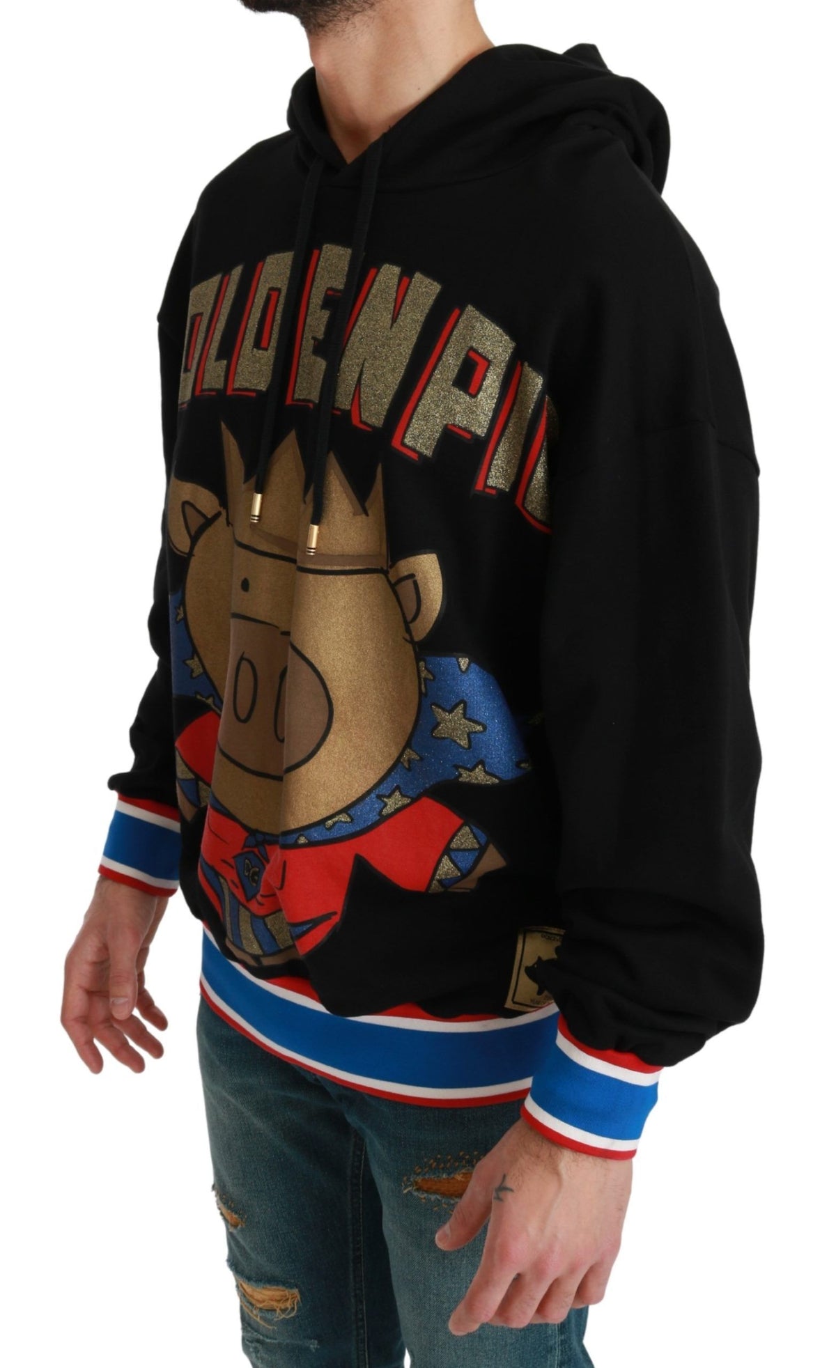 Dolce & Gabbana hoodies for men in black, product view 2