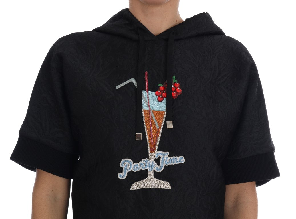 Dolce & Gabbana hoodies for women in black, product view 4