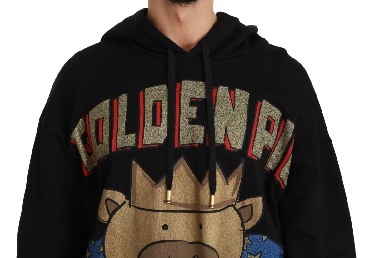 Dolce & Gabbana hoodies for men in black, product view 4