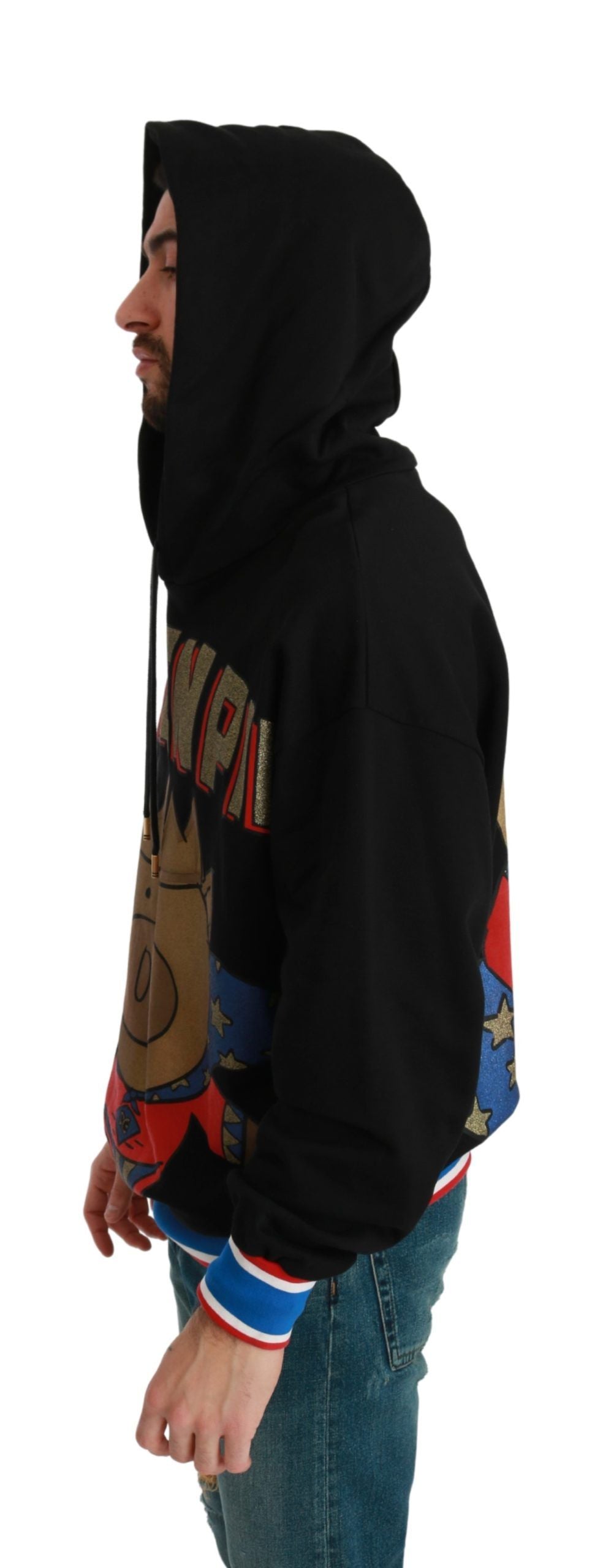 Dolce & Gabbana hoodies for men in black, product view 5