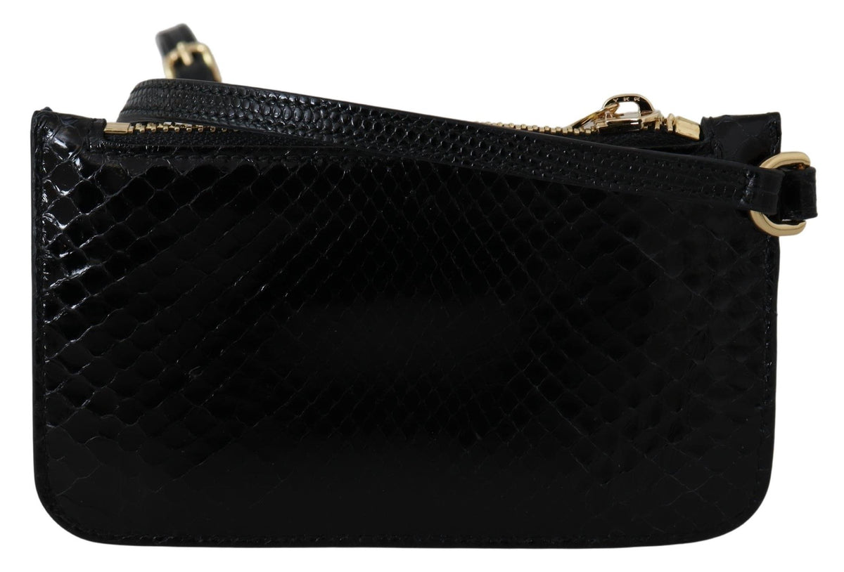 Dolce & Gabbana leather wallets for women in black, product view 3